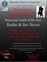 Lemoore Kiwanis hosting annual Valentine's Dinner Feb. 8 at West Hills College